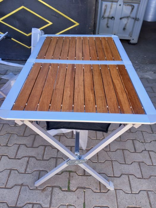Mese camping,cu blat re bambus sau aluminiu