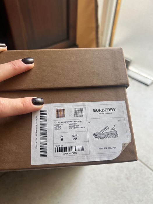 Burberry - зимни сникърси