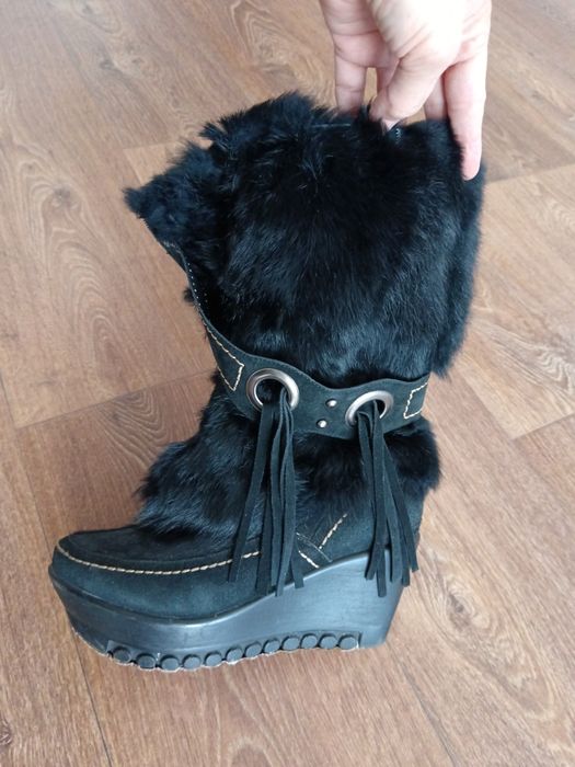 Сапоги зимние кролик
