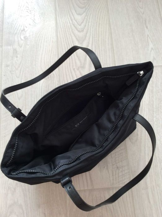 Armani Exchange Backpack Lightweight Nylon Black