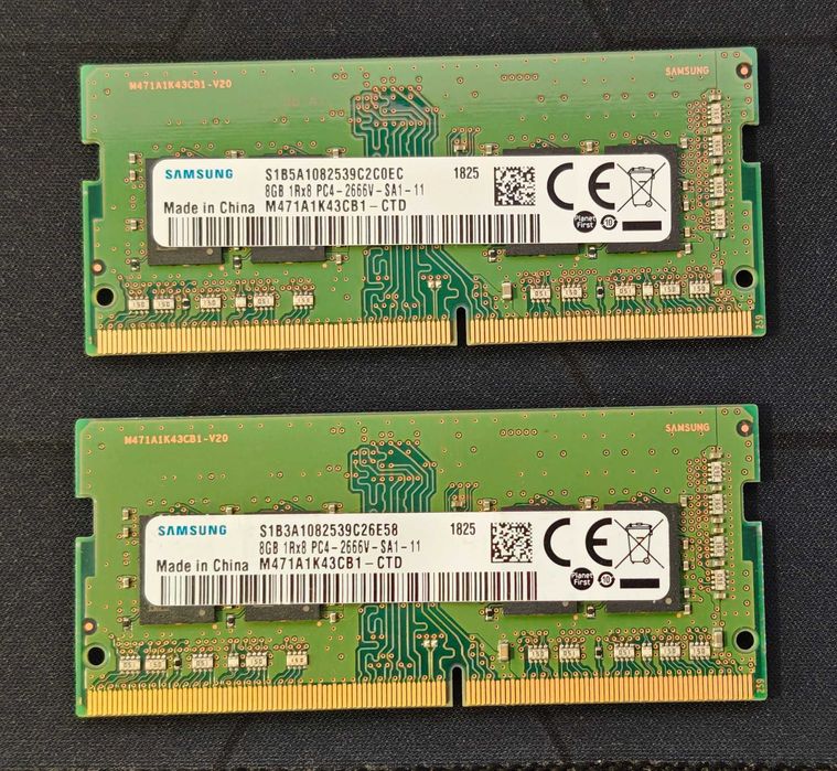Kit memorii RAM SODIMM DDR4 laptop 16gb 2x8gb 2666mhz