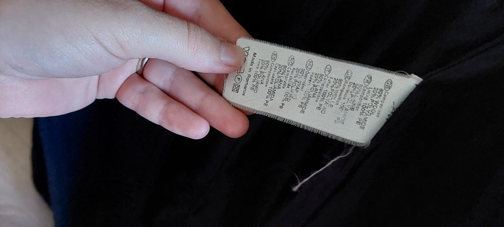 Vand palton din lana House of Art