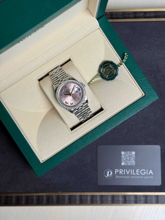 Rolex Datejust 36mm Steel and White Gold 126284rbr роз