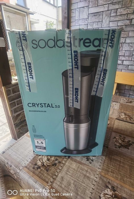 SodaStream машина за газирани напитки Crystal 3.0
