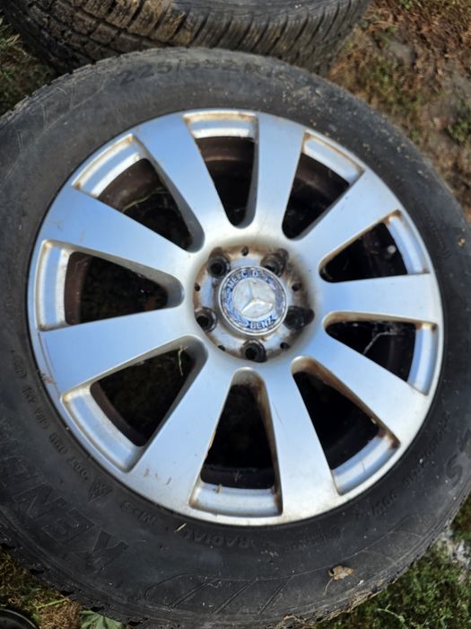 Set roti aliaj 225 55 r16  mercedes vito audi vw m+s 5x112