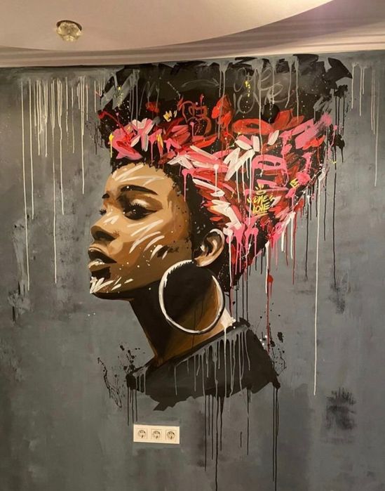 Роспись барельеф картины художники фактура декор стен и потолков rasm