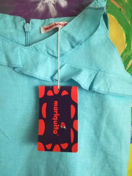 Детска рокличка от лен