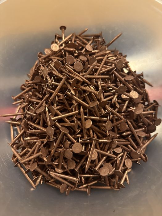 Cuie cupru 30mm, 2,65 mm grosime ( 3,4kg) 35x3,35mm (3kg)