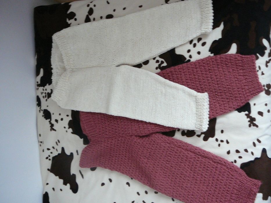 Много ръчно плетени НОВИ блузи с дълъг ръкав ръст 98-110 см.