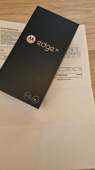 Telefon Motorola Edge 20, 5G, 128 gb stocare,  8+2gb ram