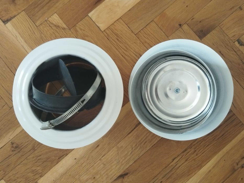 Нов сифон за мивка и капак за камина комин