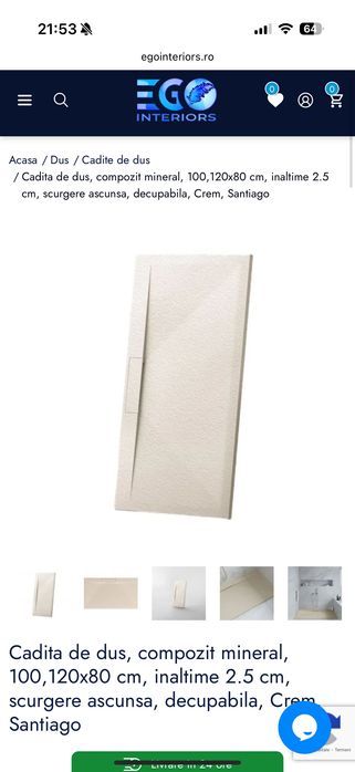 Cadita dus compozit- noua