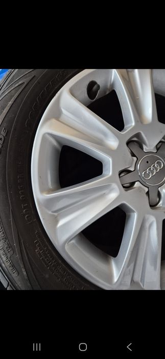 Jante de aliaj originale Audi A1, cu anvelope de vară