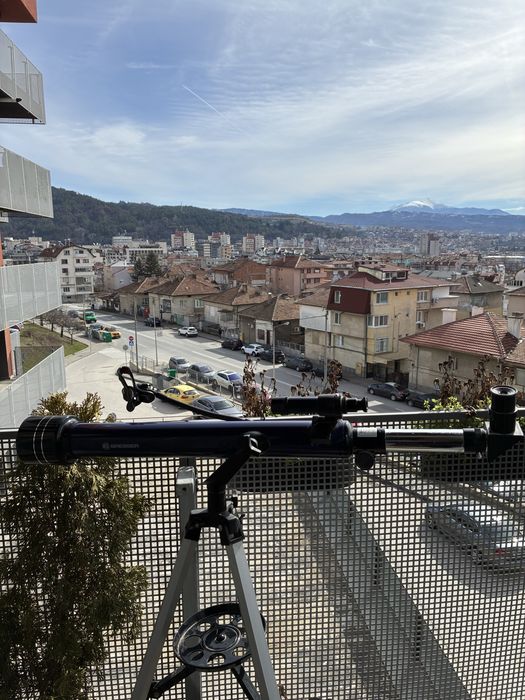 Рефракторен телескоп Bresser 60/700 AZ, обектив 60мм