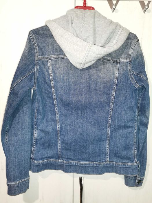 Дънкови яке с качулка