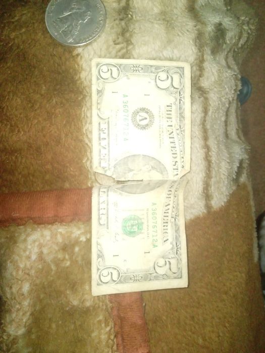 5 долларов 1988 года  серии А