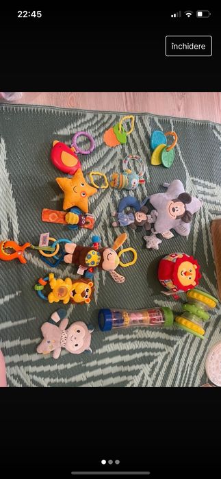 Lot 13 jucarii bebe cu mickey