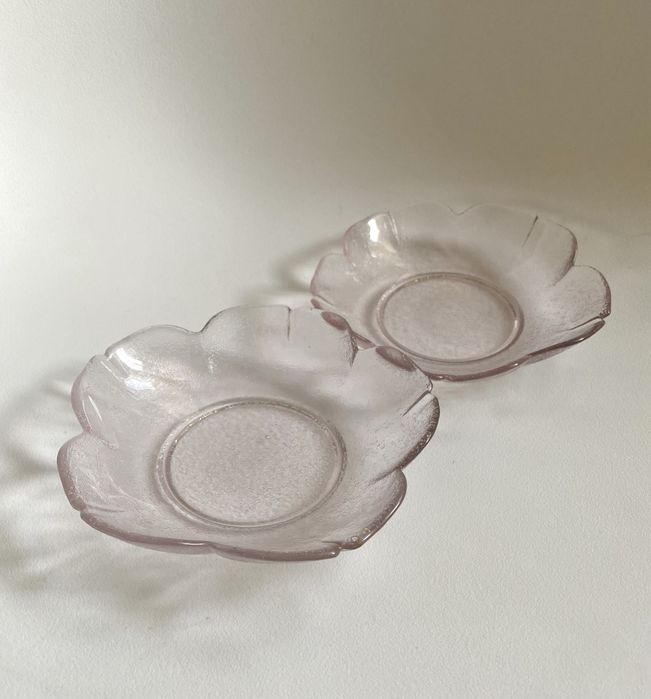 Стеклянные тарелочки