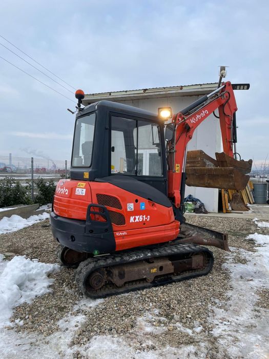 Miniexcavator kubota kx 61 -3,2017 ,2.7 t
