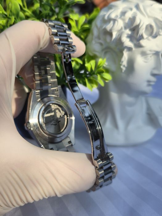 Seiko Just NH35 Automatic - Blue Dial - Safir - 40mm - President