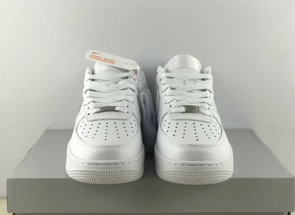 *LuX* Adidasi Nike AirForce 1 Triple White Low calitate TOP