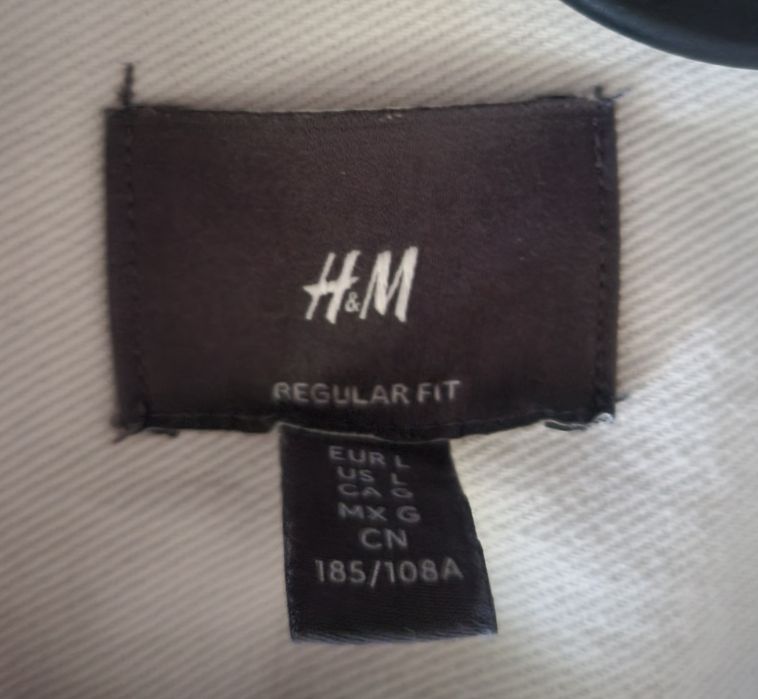 Рубашка Джинсовая H&M, унисекс