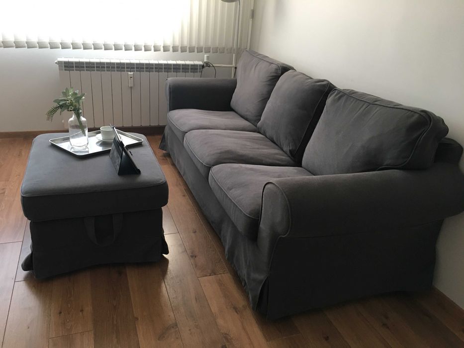 Диван + табуретка IKEA EKTORP