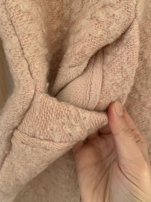 Розово букле палто S размер Street One