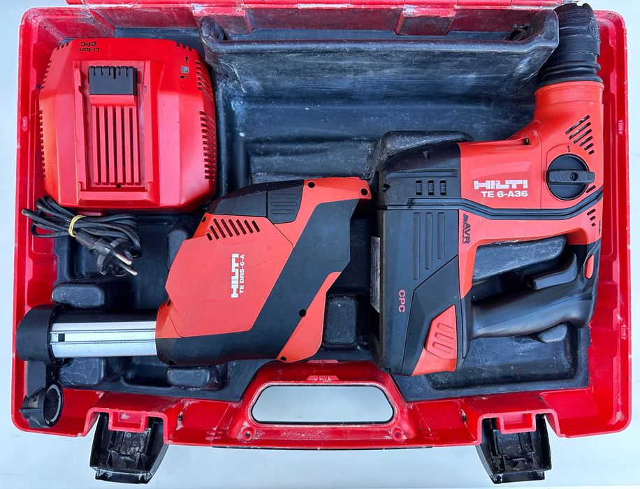 Hilti TE 6-A36 AVR + TE DRS-6 -Акумулаторен перфоратор с прахоуловител