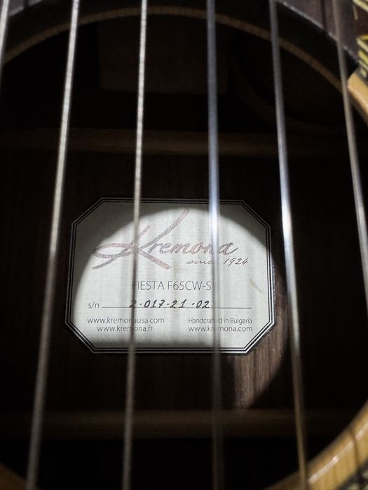Китара Kremona Fiesta F65CW-S