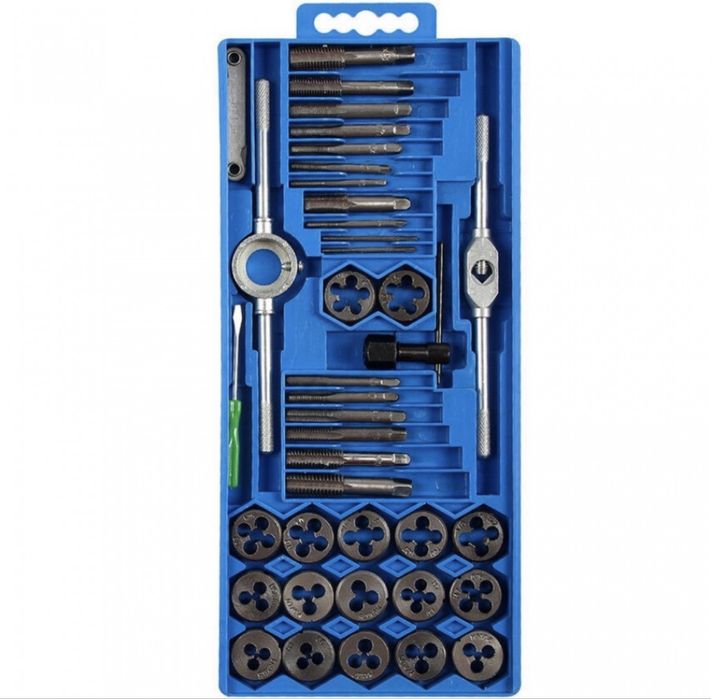 Комплект плашки и метчици 40 части StahlMayer