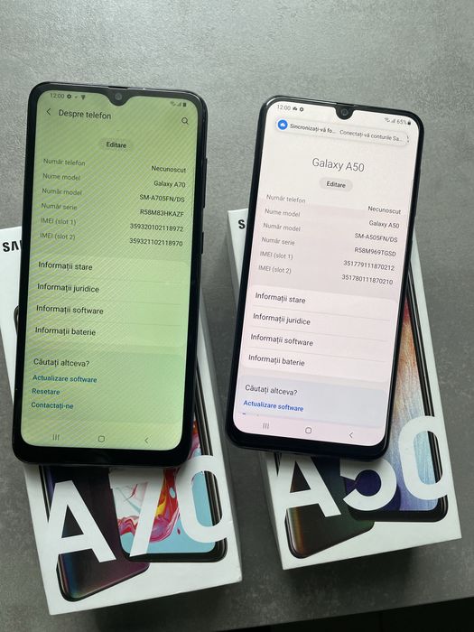 Samsung A30S sau Samsung A50 , 4Gb de RAM sau A70