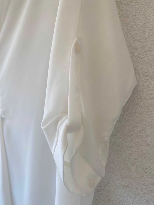 Camasa dama oversize alb, nou, S/36.