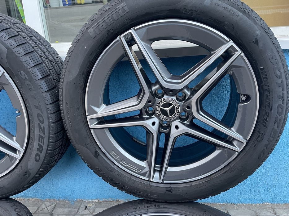 jante originale mercedes amg r19 gla glb w247 echipate iarna ca noi