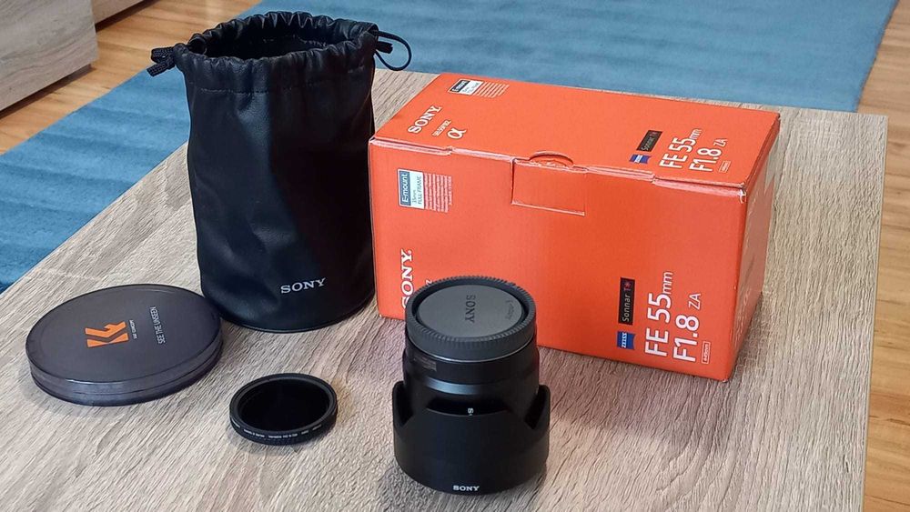 Obiectiv  Sony FE 55mm F1.8 + Filtru ND Variabil bonus