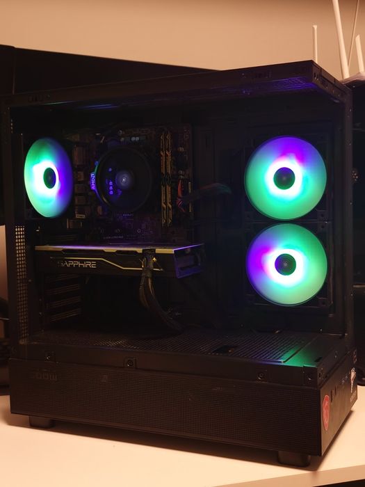 Геймърски компютър ryzen 5/rx580/16gb ram/1tb ssd