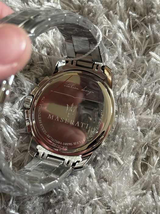 Ceas argint,44mm,Maserati