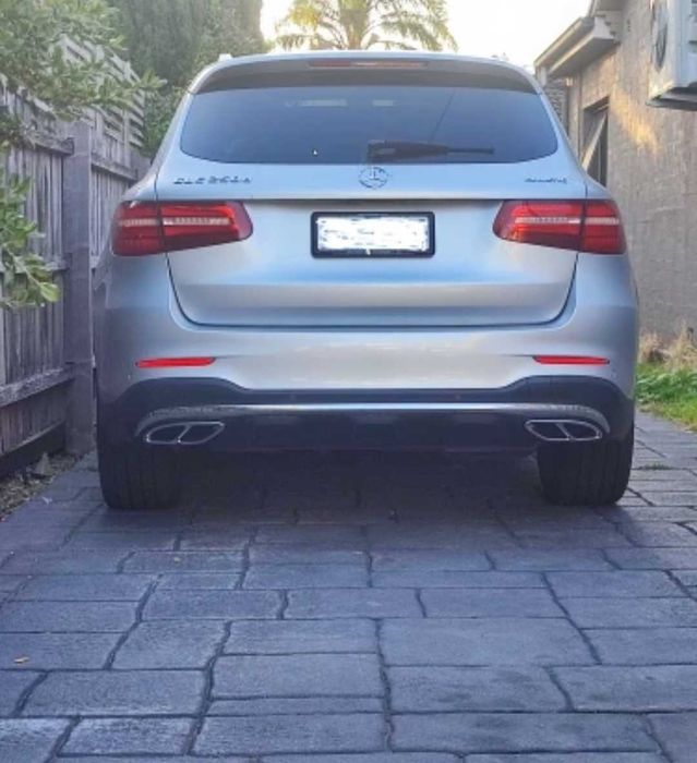 AMG стил накрайници за Мерцедес Mercedes черни и хром