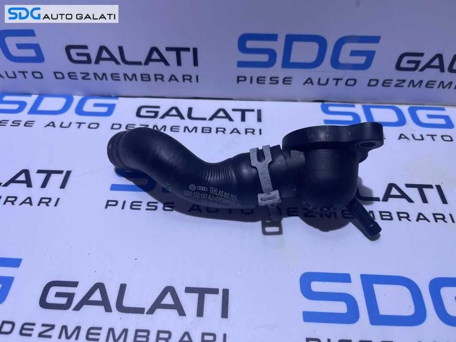 Furtun Conducta Racord Distribuitor Apa VW Golf 7 1.6 TDI 2013 - 2017 Cod 5Q0122157AJ
