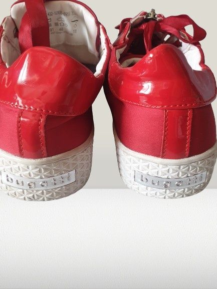 Sneakers buggati piele și textil  talpă înaltă