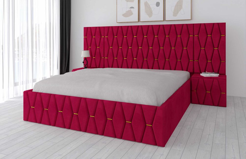 Paturi Tapitate Ieftine Gri Maro Verde Alb Negru Turcoaz Bej J19