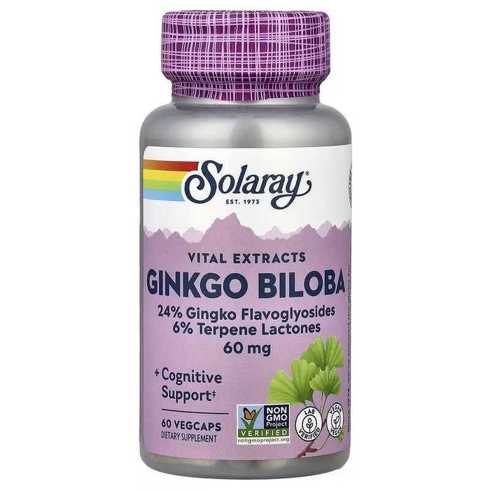 Solaray Ginkgo Biloba гинкго билоба