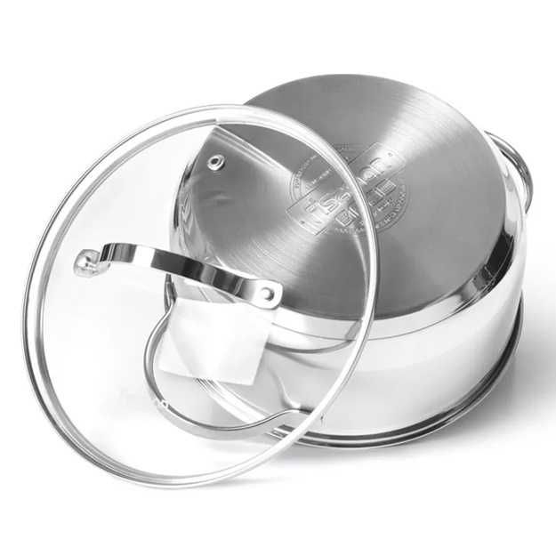 Кастрюля из нержавеющей стали Fissman Luminosa 7,1л 5335