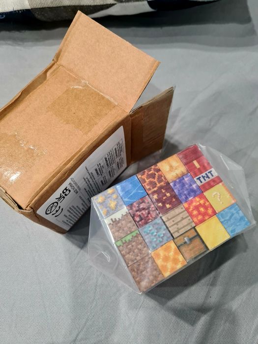 Магнитни строителни кубчета за Minecraft 100 бр.