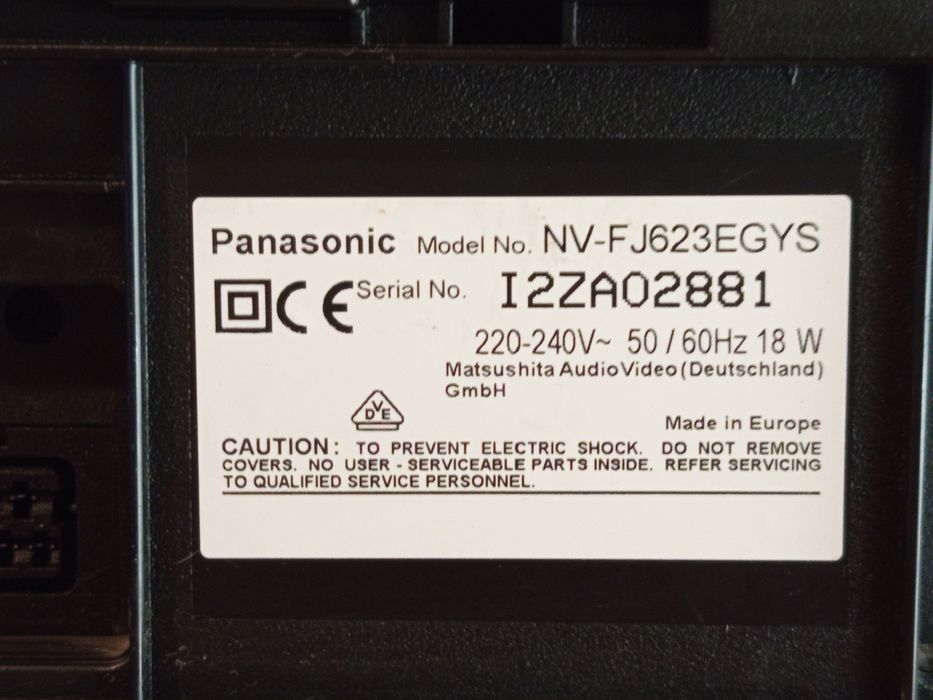 Видео "Panasonic"NV-FJ623