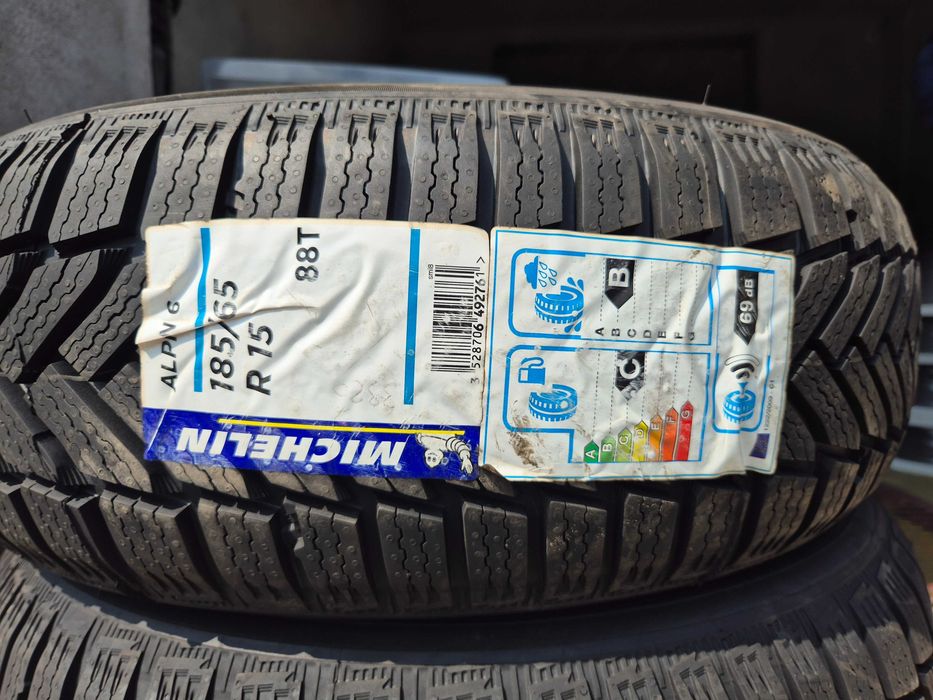 4 Anvelope M+S IARNA - 185/65/15 - Michelin Alpin 6 - NOU - DOT 2020 !