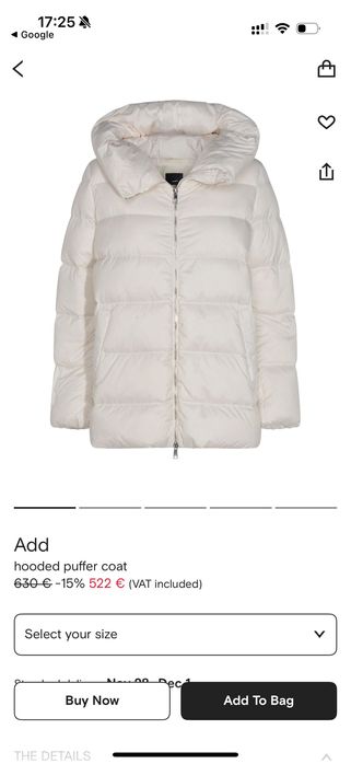 Зимно яке дълго с гъши пух add