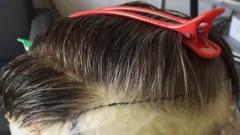 Мъжки тупета от естествена коса