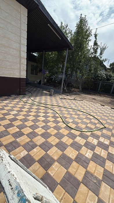 Укладка брусчатки