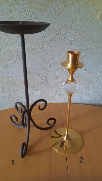 Различни видове свещници